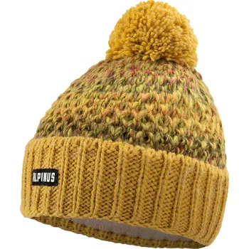 Čepice Alpinus zimní čepice beanie žlutá univerzální velikost