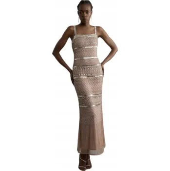 Dámské šaty Karen Millen šaty glamour maxi velikost 40