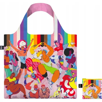 Nákupní taška přes rameno LOQI INMA HORTAS Pride Recycled Bag