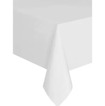 ubrus PLASTOVÝ UBRUS NA STŮL NA PÁRTY BÍLÝ VELKÝ SVATÉ PŘIJÍMÁNÍ SVATEBNÍ HOSTINA