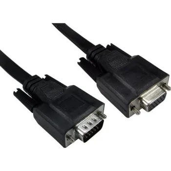 RS PRO, A: Vnější SVGA, B: Vnitřní SVGA Kabel SVGA 2 m, Černá