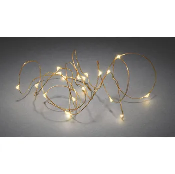 Dekorativní svítidlo Konstsmide 1460-860 světelný řetěz s baterií vnitřní na baterii Počet žárovek 20 LED jantar