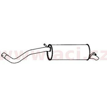 Zadní díl výfuku zadní díl výfuku TYLL - 00189 (V P55005T) (V P55005T)