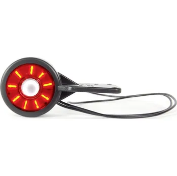 Přívěs WAS boční blinkr otevřené konce obrysová světla zboku, vpravo, vlevo 12 V/DC, 24 V/DC čiré sklo