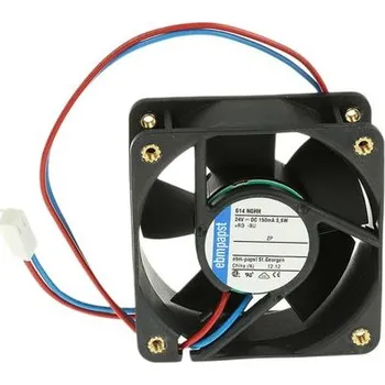 PC ventilátor Axiální ventilátor, řada: 600 N DC, 60 x 60 x 25mm, průtok vzduchu: 33m³/h 3.8W 24 V DC