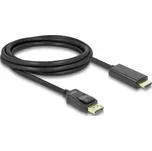 Delock DisplayPort / HDMI kabel Konektor DisplayPort, Zástrčka HDMI-A 2 m černá 82587 třížilový stíněný, pozlacené kontakty Kabel DisplayPort