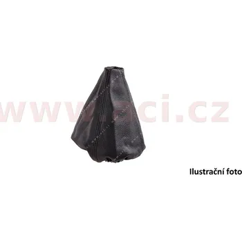 manžeta řadící páky (černá kůže, černý šev) (0955X17) (0955X17)