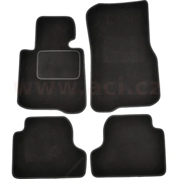 autokoberec BMW 4 F32, 13- textilní koberečky černé EXCLUSIVE coupe/cabrio (sada 4 ks) (0624X62E) (0624X62E)
