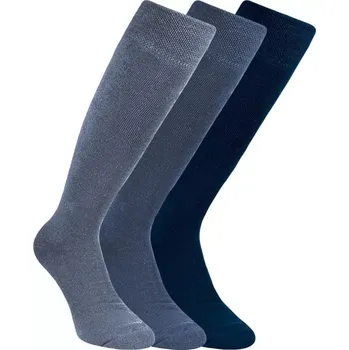 Dámské ponožky Pánské pohodlné hladké bavlněné podkolenky RS