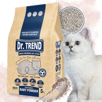 Podestýlka pro kočku Dr. Trend bentonitové stelivo 5 l
