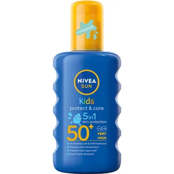 Přípravek na opalování NIVEA SUN Dětský ochranný sprej na opalování SPF50+, 200 ml