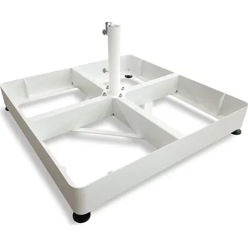 Stojan na slunečník SCOLARO BUD26WS/BTT65W - dlaždicový stojan na slunečník, bílý