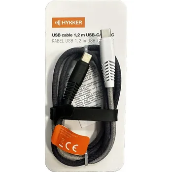 Datový kabel Kabel Hykker USB-C - USB-C 1,2 m