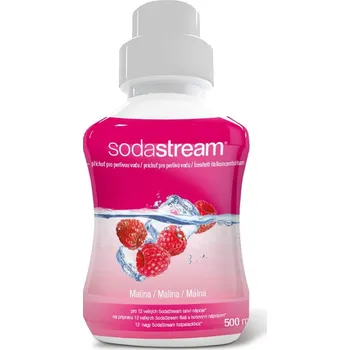 Příprava sody SIRUP KONCENTRÁT SODASTREAM MALINA S CUKREM ! ! !