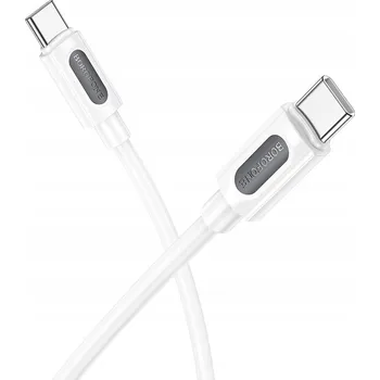 Datový kabel Kabel Borofone USB typ C - USB typ C 1 m bílý
