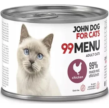 Krmivo pro psa John Dog for Cats 99 menu mokré krmivo pro kočky s kuřecím masem 200 g