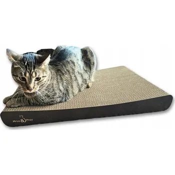 Nízké škrabadlo, Vlna, pelíšek, škrabací podložky Mruu&Pruu do 60 cm