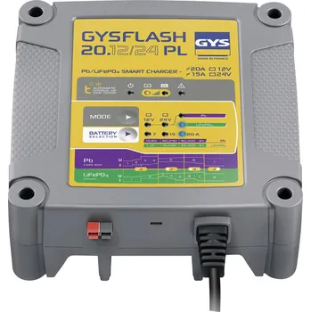 Nabíječka autobaterie GYS GYSFLASH 20.12/24 PL 026049 nabíječka autobaterie 12 V, 24 V 7 A, 15 A, 20 A