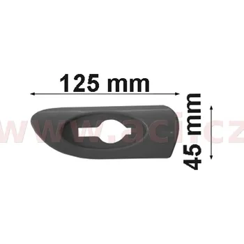 Blatník karosérie boční lišta předního blatníku pro lak ORIGINÁL, P (3767422Q) (3767422Q)