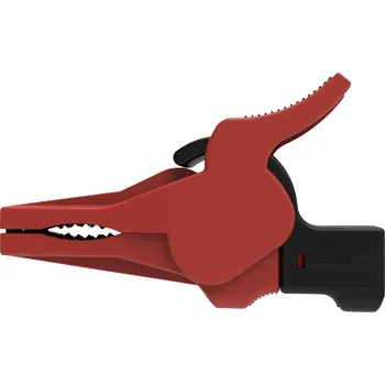 Krokosvorka Schützinger SAK 9230 Ni / RT bezpečnostní krokosvorka, zásuvka, červená