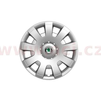 Poklice na kolo ozdobný kryt kola (poklice) 16" černostříbrná TEMPEL (pro rozměr kola 7Jx16") ORIGINÁL (SQ 3T0601147) (SQ 3T0601147)