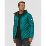 Péřová Pánská Bunda Mammut Broad Peak In Hooded Jacket Men V Tyrkysovém Barevném Odstínu 101302962-40322