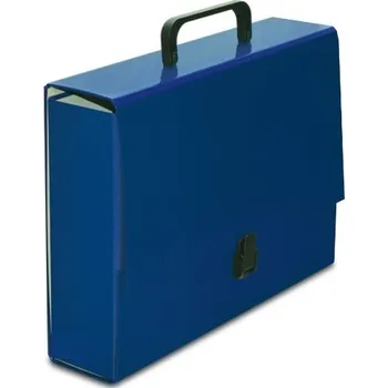 Pořadač na dokumenty A4 s uchem Vaupe modrý, šířka 8 cm