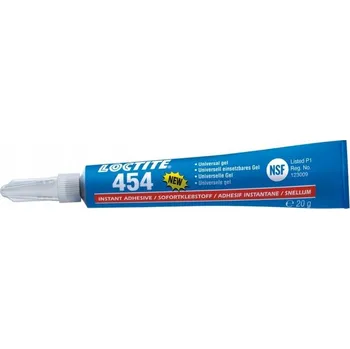 Průmyslové lepidlo Loctite 454 20g Průhledné vteřinové lepidlo, univerzální, gelové