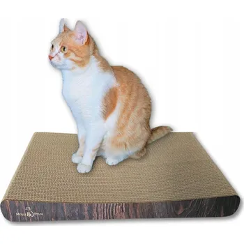 Nízké škrabadlo, Vlna, pelíšek, škrabací podložky Mruu&Pruu do 60 cm