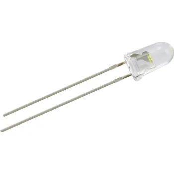 Polovodič TRU COMPONENTS 1557176 LED s vývody bílá kulatý 5 mm 40000 mcd 8 ° 30 mA 3.1 V