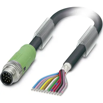 Phoenix Contact SAC-12P-MS/ 1,5-35T SH SCO upravený zástrčkový konektor pro senzory - aktory, 1430048, piny: 12, 1.50 m, 1 ks