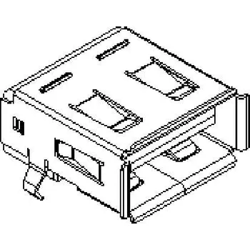 Elektrický konektor Molex Molex MOL Micro Solutions 676430910 USB konektor Typ A, 1 ks