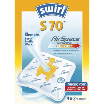 Sáček do vysavače Swirl S70 AirSpace sáčky do vysavače 4 ks
