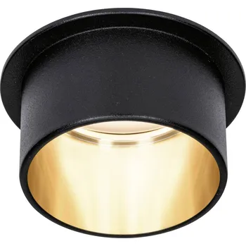 Bodové svítidlo Paulmann 93378 LED vestavné svítidlo, LED, pevně vestavěné LED, 6 W, černá (matná), zlatá