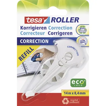 Korekční prostředek tesa doplňovací kazeta do korekčního válečku ROLLER 59986 8.4 mm bílá 14 m 1 ks