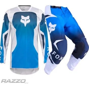 Moto kalhoty MX komplet FOX 180 Shield Blue 2026
