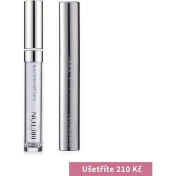 Make-up Christian Breton Prodloužující řasenka s péčí o řasy + Sérum na řasy pro růst a objem