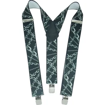 Kšandy Šle šíře 5 cm délka 120 cm, barva Zelenošedá