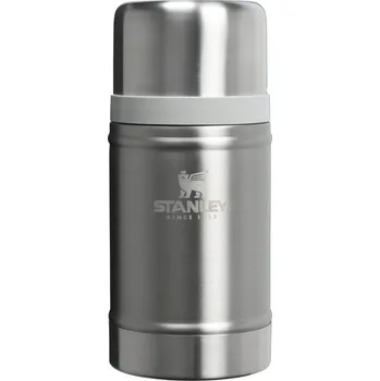 Termoska STANLEY Termoska jídelní The Legendary Food Jar 700 ml/24oz Stainless Steel Ash