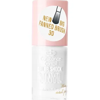 Lak na nehty Constance Carroll lak na nehty Vinyl mini 6ml 02 bílý, silný štěteček
