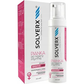 Pěna pro intimní hygienu SOLVERX Sensitive Skin 200 ml 150 g