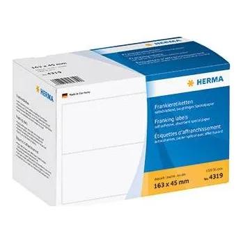 Kotouček do pokladny a tiskárny štítků Herma 4319 výplatní etikety 163 x 45 mm papír bílá 1000 ks trvalé Frankovací stroj