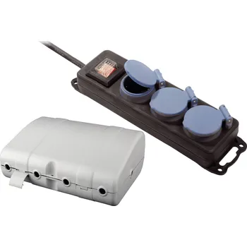 Basetech 2980725 rozváděč 6násobná šedá