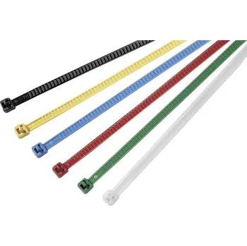 Organizace kabelů HellermannTyton 131-55000, LR55R-PA66HS-BK (500), stahovací pásky, 4.70 mm, 195 mm, černá, rozpojitelná, 500 ks