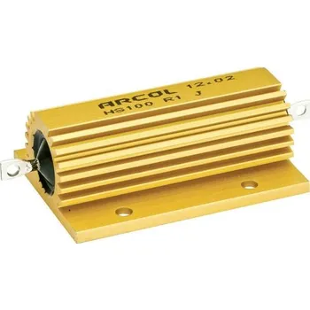 Rezistor Arcol HS100 100R J Výkonový rezistor 100 Ω 25 W 1 ks