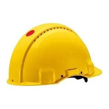 Pracovní přilba 3M Ochranná přilba EN 397, Žlutá, ABS Nastavitelný Krátké G3000 Odvětrávaný