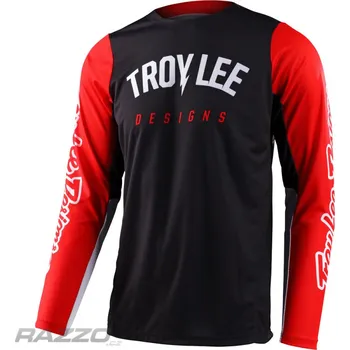 cyklistický dres Pánský dres TroyLeeDesigns GP PRO Jersey Boltz Black Red M