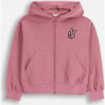 Dívčí mikina Dětská Rozepínací Mikina MICKEY MOUSE Dívčí Růžová Velikost 152 Coccodrillo ZC