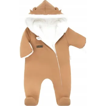 Zateplený overal z karamelové bavlny Nicol, vel. 56