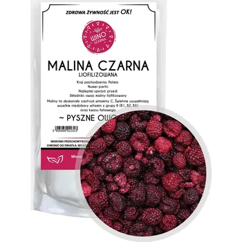 Sušené ovoce MALINY černé celé ovoce lyofilizované - 20g